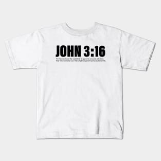 John 3 16 Kids T-Shirt